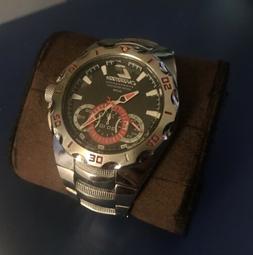 O  Chronotech Ct7922am-34m Crono Acciaio Vetro Minerale