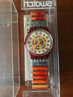 O Swatch Curry Powder Gr 125 Swiss Design Gent 1995 Cinturin