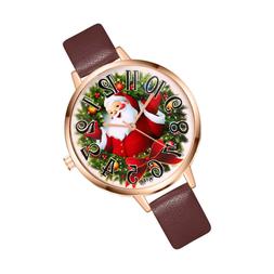 O Da Babbo Natale Di Natale Elegante Orologio Da Polso Quarz