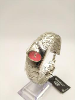 O Da Donna A Bracciale In Acciaio Quadrante Rosso Sunray