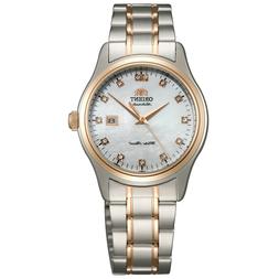 O Orient Da Donna Automatico Polso Argento Analogico In Acci