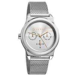 O Da Donna Automatico Polso Argento Analogico Watch In Accia