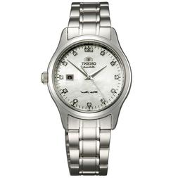 O Orient Da Donna Automatico Polso Argento Analogico In Acci