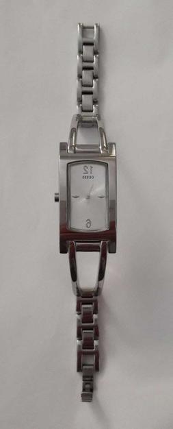 O Da Donna Guess In Acciaio Con Quadrante Rettangolare