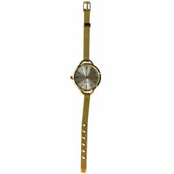 O Da Donna In Maglia Milanese Quarzo Gold Cassa Grande