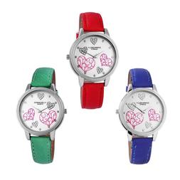 O Da Donna Mod.kelly Con Quadrante Decorato In 3 Colori:blu,