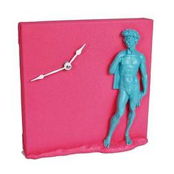 O Da Muro/tavolo David Fucsia Resina Lavorata A Mano 21x21 M