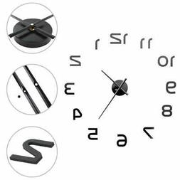 O Da Parete 3d In Stile Moderno 100cm Xxl Nero Decorazione M