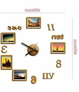 O Da Parete 3d Stickers Con Cornici Foto Effetto Legno Arred