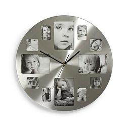 O Da Parete &Oslash; 40cm Cornice Porta Foto 12 Immagini Argento Q