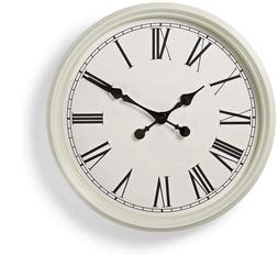 O Da Parete 50 Cm Analogico Numeri Nero Romani Grande Orolog