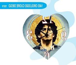O Da Parete A Forma Di Cuore Misura 19x19 Maradona