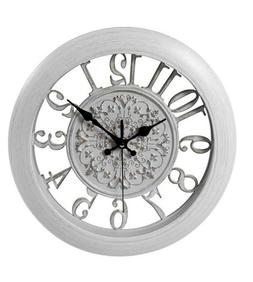 O Da Parete Bianco Silenzioso Orologi Da Muro Orario Chic Pl