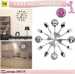 O Da Parete Con Posate Decorazione Cucina Bar Ristorante Wal