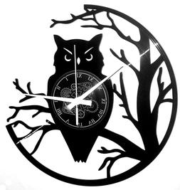 O Da Parete - Idea Regalo Vintage Handmade Albero Notte Gufo