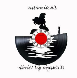 O Da Parete In Vinile Cartone- Ariel- La Sirenetta