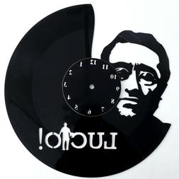 orologio da parete in vinile handmade idea