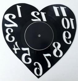 O Da Parete In Vinile Handmade - Idea Regalo - Cuore Con Num