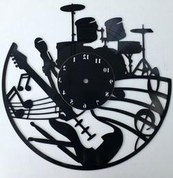 O Da Parete In Vinile Handmade - Idea Regalo - Chitarra Batt