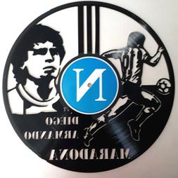 O Da Parete In Vinile Handmade - Idea Regalo - Maradona