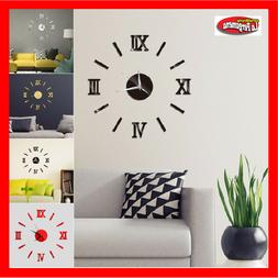 O Da Parete Lancette Per Diy Orologio Disco Rosso Kit Comple