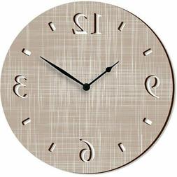 orologio da parete lavorato in legno cm