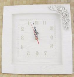 O Da Parete Legno Chiaro Bianco Con Rose Shabby Arredamento 