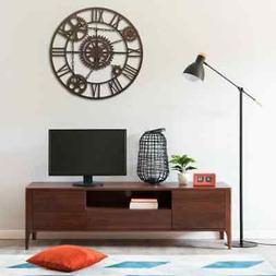 O Da Parete Marrone 80 Cm Metallo Decorazione Accessori Pend
