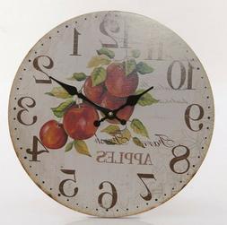 O Da Parete Mele Rosse Frutta Vintage Arredo Sala Salotto Cu