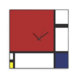 O Da Parete Mondrian 50 X 50 Cm In Lamiera Stampata