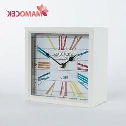 O Da Parete Muro Tavolo Metallo Bianco Quadrato Cm20 Numeri 