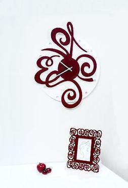 O Da Parete Rettangolare Numeri Grandi In Legno Orologi A Mu