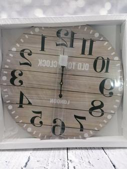 O Da Parete Stile Shabby Fantasia London Grigio Grande Dimen