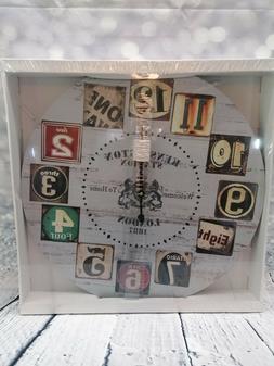 O Da Parete Stile Shabby Fantasia London Azzurro Grande Dime