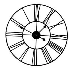 O Da Parete Stile Vintage "numeri Romani", Metallo,  In Due 