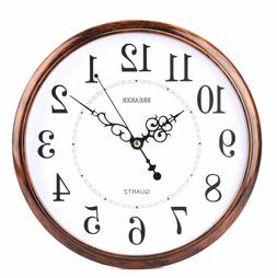 O Da Parete Tondo Effetto Legno Antichizzato 30cm Diametro B