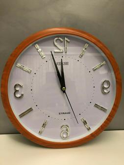 O Da Parete Tondo Legno + Cromo Casa Cucina Camera Letto Sal