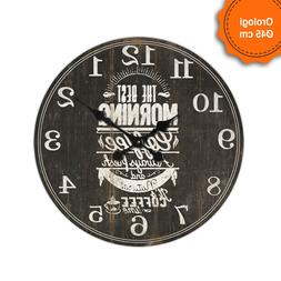 O Da Parete Tondo Orologi Da Muro In Legno Vintage Colazione