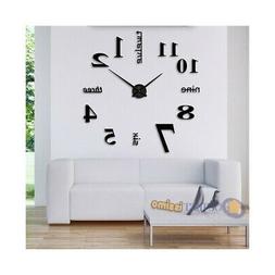 O Da Parete Tridimensionale Numeri Lettere Adesivi Nero 3d 1