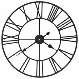 O Da Parete Vintage Al Quarzo In Metallo 80cm Xxl