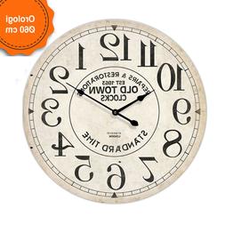 O Da Parete Vintage Orologi A Muro Tondo Numeri Arabi Grandi