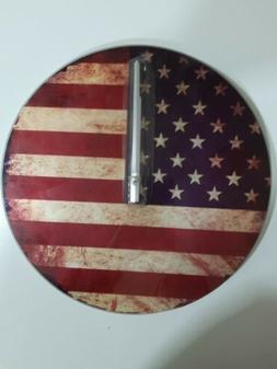 O Da Parete Vintage Orologi A Muro Tondo Con Bandiera  Ameri