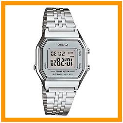 O Casio Da Per Uomo Donna Vintage Digitale Grigio Di Acciaio