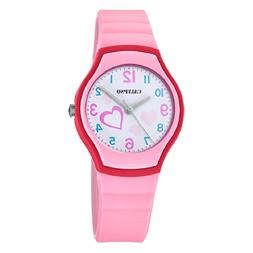 O Da Polso Bambina Bimbi In Gomma Rosa Calypso Con Cuori Ana
