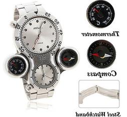 orologio da polso con bussola e termometro