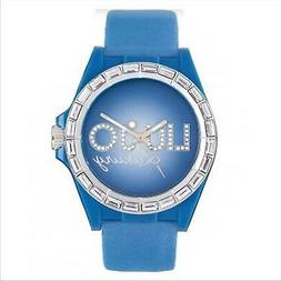 O Da Polso Da Donna Liu Jo Tlj239 Cassa Resina Azzurra Quadr