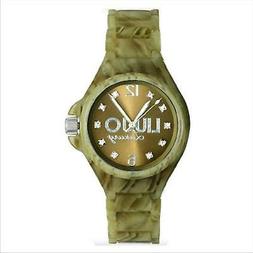 O Da Polso Donna Liujo Tlj184 Acetato Quadrante Verde Resist