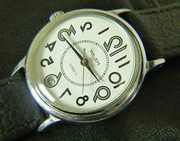O Da Polso Meccanico Russo Con Data 17 J Cal. 2614 .2h Uomo