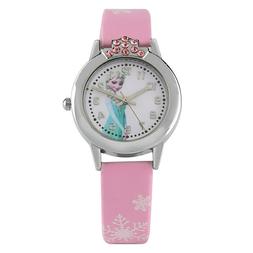 O Da Polso Per Donna E Bambina Di Frozen Elsa In Pelle Rosa 