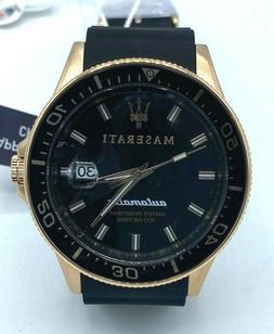 O Da Polso Maserati Sfida Gomma  Automatico Black  Collezion